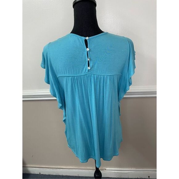 Hannah Light Blue Tank Top Size Medium - Picture 3 of 7